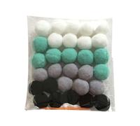 Corona de Pompones de Fieltro Bolas de Fieltro Lana, Pompones Colores, Guirnalda for Colgar en la Pared habitación Infantil, decoración for Fiestas cumpleaños y guardería(Color 5)