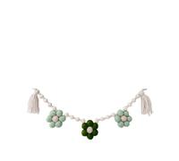 Corona de Pompones de Fieltro Guirnalda de Margaritas Hecha a Mano for Colgar en la Pared, Ideal for cumpleaños, con borlas y decoración for habitación los niños(Color4)