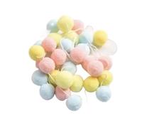 Corona de Pompones de Fieltro Guirnalda de Pompones Colgantes Hechos a Mano con Bolas Lana 2 m for decoración dormitorios, Halloween, Pared, Fiestas navideñas(Color 11)