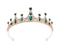 Corona de princesa brillante con incrustaciones de diamantes de imitación para mujer, diadema de boda, accesorio para el cabello, corona de cristal sintético con fijaciones de alfileres