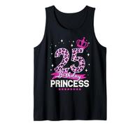 Corona de Princesa de cumpleaños de 25 años, Fiesta Genial Camiseta sin Mangas