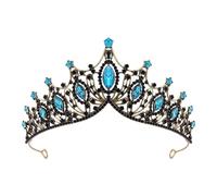 Corona De Reina Tiaras y coronas de reina con diadema diamantes imitación for novia, princesa, corona boda, cabello(Color 4)