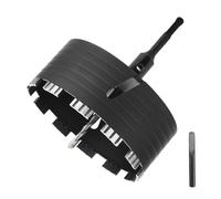 Corona de taladro de 150 mm con adaptador M16, adaptador SDS Plus de 110 mm para mampostería, piedra arenisca de cal, ladrillo, piedra, yeso