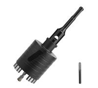 Corona de taladro de 82 mm con adaptador M16, adaptador SDS Plus de 110 mm para mampostería, piedra arenisca de cal, ladrillo, piedra, yeso