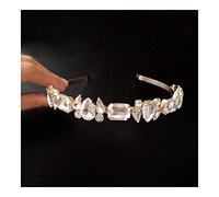 Corona de tiara de cristal vintage con peine de diamantes de imitación para bodas, coronas de novia, graduaciones, desfiles, fiestas de princesas, diadema de cumpleaños, tocado, peine para el cab