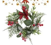 Corona de Velas - Corona de Velas Decorativa de poliéster ABS de 11,81 Pulgadas | Festive Maison Déco - Decorativo de 56 g para mesas, chimeneas y estanterías Que Crean un Ambiente cálido y de