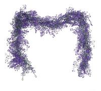 Corona de vid artificial de 170 cm, guirnalda floral sintética, para puerta, cadena sintética de flores eternas, para boda, decoración de manto de Navidad de Acción de Gracias, festival de cosecha
