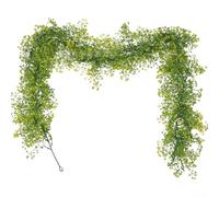 Corona de vid artificial de 170 cm, guirnalda floral sintética, para puerta, cadena sintética de flores eternas, para boda, decoración de manto de Navidad de Acción de Gracias, festival de cosecha