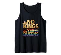 Corona del orgullo LGBTQ de No Kings Yes Queens Camiseta sin Mangas
