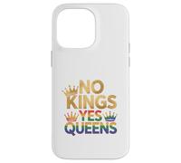 Corona del orgullo LGBTQ de No Kings Yes Queens Carcasa para iPhone 14 Pro Max
