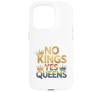 Corona del orgullo LGBTQ de No Kings Yes Queens Carcasa para iPhone 15 Pro
