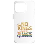 Corona del orgullo LGBTQ de No Kings Yes Queens Carcasa para iPhone 16 Pro