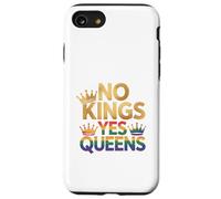 Corona del orgullo LGBTQ de No Kings Yes Queens Carcasa para iPhone SE (2020) / 7 / 8