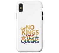 Corona del orgullo LGBTQ de No Kings Yes Queens Carcasa para iPhone X/XS