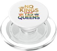 Corona del orgullo LGBTQ de No Kings Yes Queens PopSockets PopGrip para MagSafe