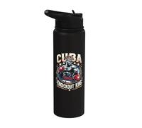 Corona del Rey Cuba Knockout del Boxeo Cubano Stainless Steel Insulated Water Bottle