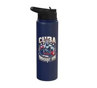 Corona del Rey Cuba Knockout del Boxeo Cubano Stainless Steel Insulated Water Bottle