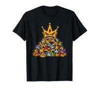 Corona del Rey Malvado en el Trono de Coronas Reales caídas Camiseta