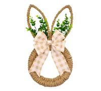 Corona En Forma De Conejo De Pascua | Decoración de con Forma de Conejo - Corona de Pascua para Puerta Principal - Casa Exterior Interior Ventana Pared Salón Dormitorio Primavera Boda Festividad