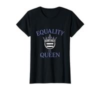 Corona Feminista de Equality is Queen, diseño Morado del Poder Femenino Camiseta