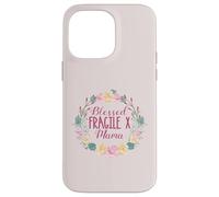 Corona Floral para mamá bendecida fragícola X Mama Carcasa para iPhone 14 Pro MAX