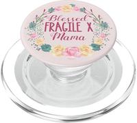Corona Floral para mamá bendecida fragícola X Mama PopSockets PopGrip para MagSafe