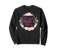 Corona Floral para mamá bendecida fragícola X Mama Sudadera
