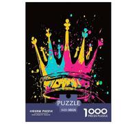 Corona Hip Hop Puzzles Imposible,desafío for Adults Juego EduGatoivo 1000 Piezas Obra De Arte De Juego De para Adultos Y Niños 38x26cm/1000pcs