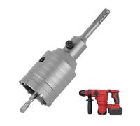 Corona Hormigon, Sierra Corona Perforadora de Hormigón 55 mm, Brocas Hormigon, Brocas para Taladro, Adaptador SDS Plus, Broca Piloto de 110 mm para Ladrillo, Barro y Espuma (55mm)