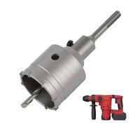 Corona Hormigon, Sierra Corona Perforadora de Hormigón 65 mm, Brocas Hormigon, Brocas para Taladro, Adaptador SDS Plus, Broca Piloto de 110 mm para Ladrillo, Barro y Espuma (65mm)