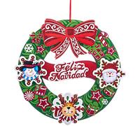 Corona Navidad Foam y relieves 40cm 2mod