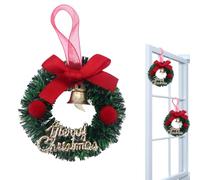 Corona navideña para Puerta,Coronas navideñas para Puerta Principal - Decoraciones navideñas con guirnaldas - Hermosas Decoraciones navideñas de guirnaldas para Navidad en Interiores/hogares