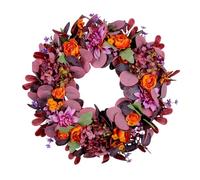 Corona otoñal - Coronas de otoño | Cortina de otoño para la puerta principal, corona de otoño para la puerta principal, Acción de Gracias, decoración de Navidad, decoración del hogar para vacaciones