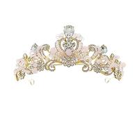 Corona para Mujer Corona for niños Tiara Concurso de belleza barroco for el cabello Tiaras de Boda con Diamantes de imitación