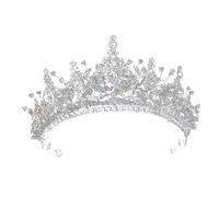Corona para Mujer Corona Tiara Novia Cristal Boda Princesa Estudio Tiaras de Boda con Diamantes de imitación