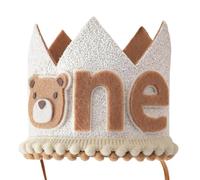 Corona para - Tocado con orejas de oso de peluche peludo, soporte para cabina fotográfica con banda elástica para, diseño ergonómico y seguro | Bonitas decoraciones para sesiones d