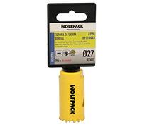 Corona Sierra Bimetal Ø 27 mm. Templado Termico, Base Reforzada. Corona Madera, Broca Agujeros Madera, Acero, Hierro, Plasticos