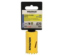 Corona Sierra Bimetal Ø 29 mm. Templado Termico, Base Reforzada. Corona Madera, Broca Agujeros Madera, Acero, Hierro, Plasticos