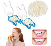 Corona Temporal,Diente Tentativo,Faceta Dental,Dientes Falsos,Corona Dental Temporal,Dientes Falsos Multiusos,Kit Reparación Dental,Dientes Anteriores Denti Posteriori,100 PCS