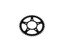 Corona trasera galvanizada negra endurecida por inducción JT SPROCKETS 530 44