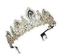 Corona vintage con tocado de peine tocado de diamantes de diablo damas niña accesorios para el cabello de boda