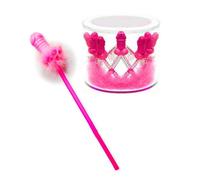 Corona y cetro varita rosa con guisantes para la fiesta sexy de despedida de soltera novia gadgets calientes para adultos 18+