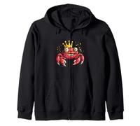 Coronado y malhumorado de la mejor manera Sudadera con Capucha