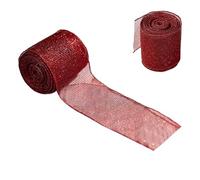 Coronas de banda de punto de Navidad - Banda de anillo decorativa con hilo, flexible, resistente, versátil | Decoración de caja de regalo de Navidad con correa, ideal para aficionados, estilistas