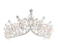 Coronas de boda de cristal barroco Reina negra Corona Corona de la fiesta de bodas Headspieces de novia Princesa