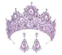 Coronas de cristal para mujer, tiara para novia, reina, concurso, boda, accesorios para el cabello