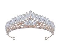 Coronas de diamantes de imitación brillantes para bodas y bailes, diadema de moda para novias, accesorios para la cabeza