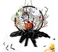 Coronas De Halloween Para Puerta Principal Telaraña Calabaza Favores De