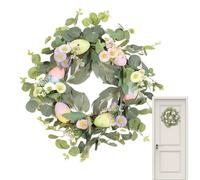 Coronas De Huevos De Pascua Para Puerta Principal - Decoración del Hogar para Semana Santa,Corona De Primavera Campestre - Para Hogar Apartamento Cafetería Restaurante Pared Sala Porche Ventana Entrad