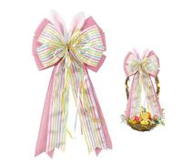 Coronas de Lazos de Pascua, para árboles navideños, Lazos de Conejo para Manualidades, decoración de Puerta, baño, Cocina, Entrada, decoración de Puerta de Oficina, hogar, Sala de Estar, Decor